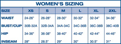 sizes